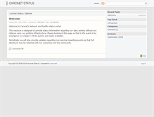Tablet Screenshot of carostatus.com